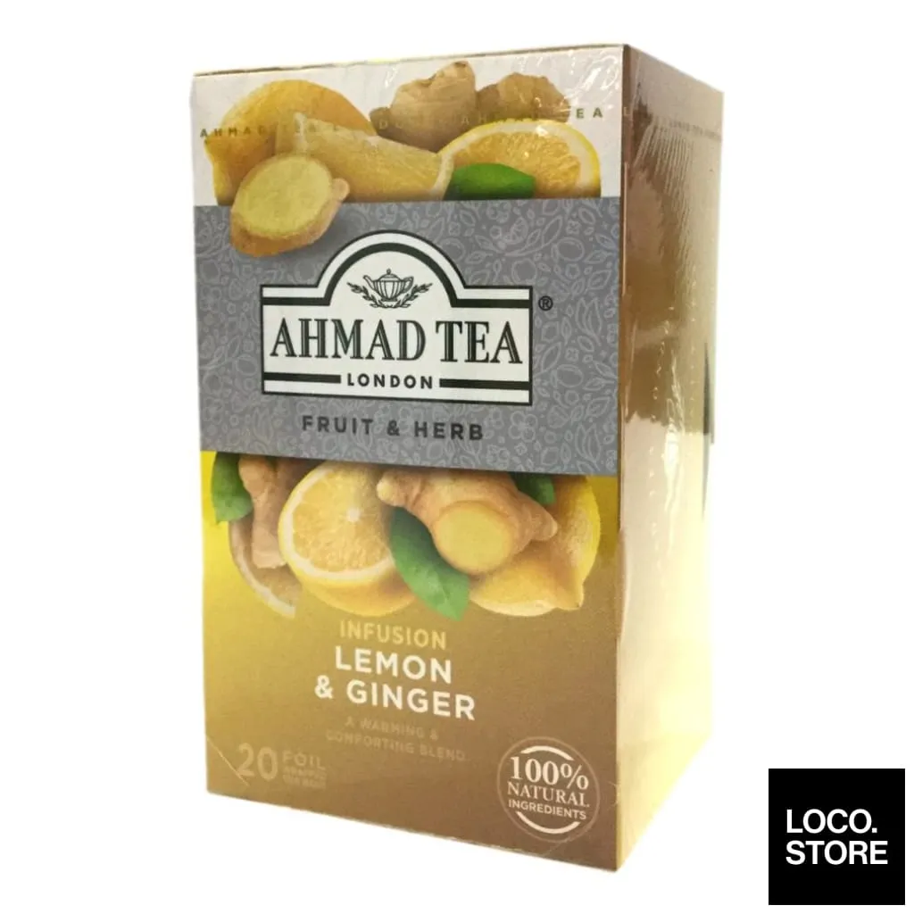 Ahmad Tea Lemon & Ginger 20 Teabags