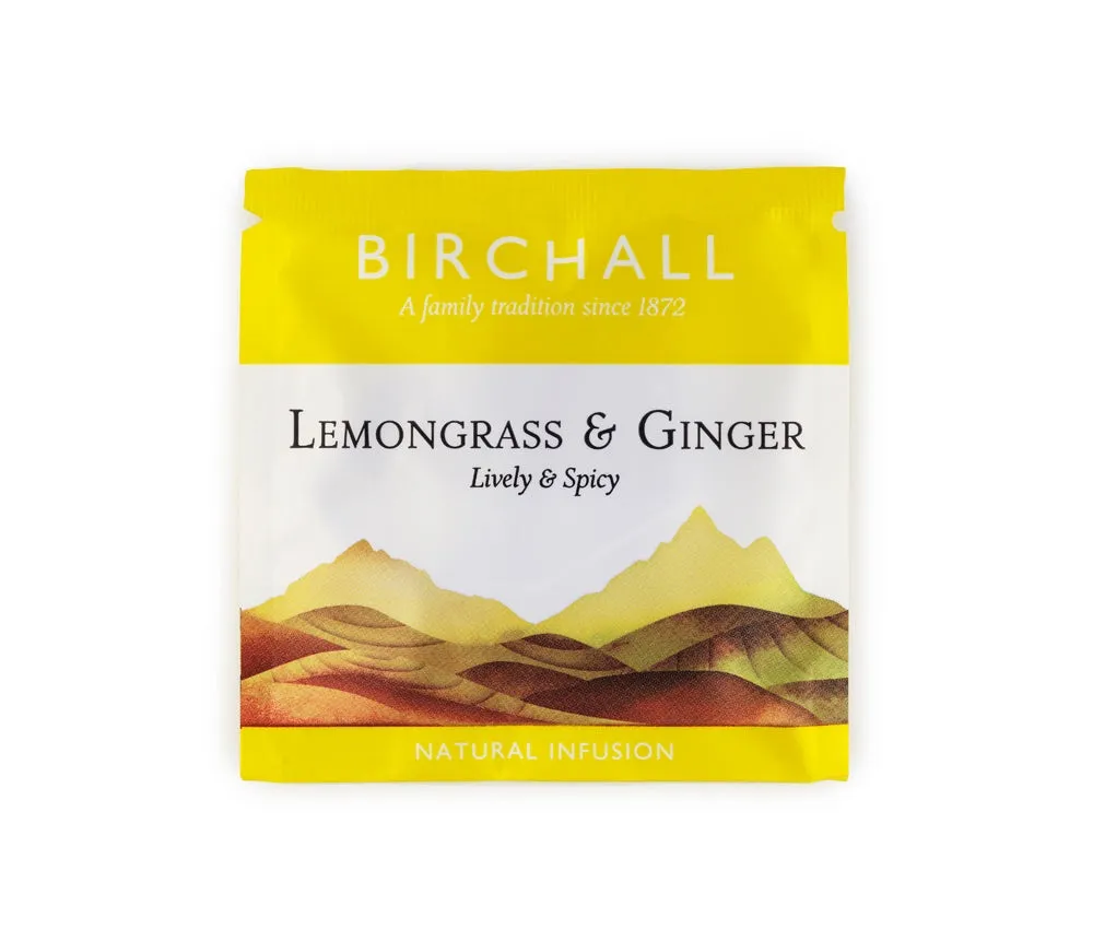 Birchall Lemongrass & Ginger Prism Enveloped Tea