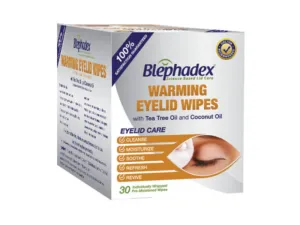 Blephadex Warming Eyelid Wipes (30ct)