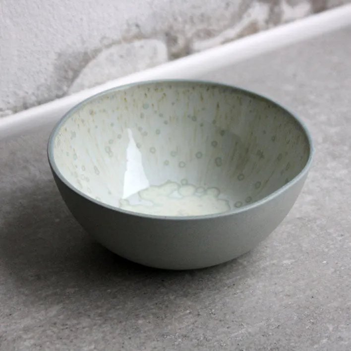 Breakfast bowl, Stone Blue w/ Crystal Glaze