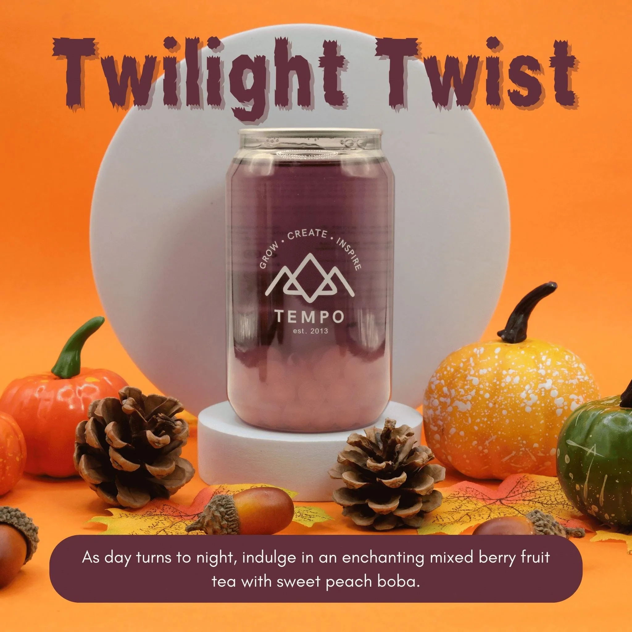 Bubble Tea Cans | Twilight Twist - 5 Pack (350ml)