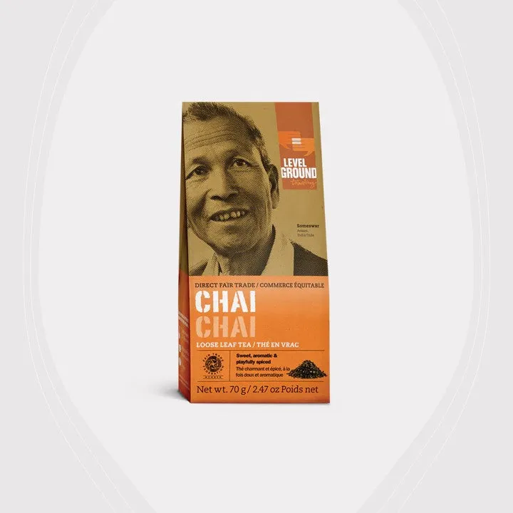 Chai Organic Fair Trade Tea by Level Ground 70 grams