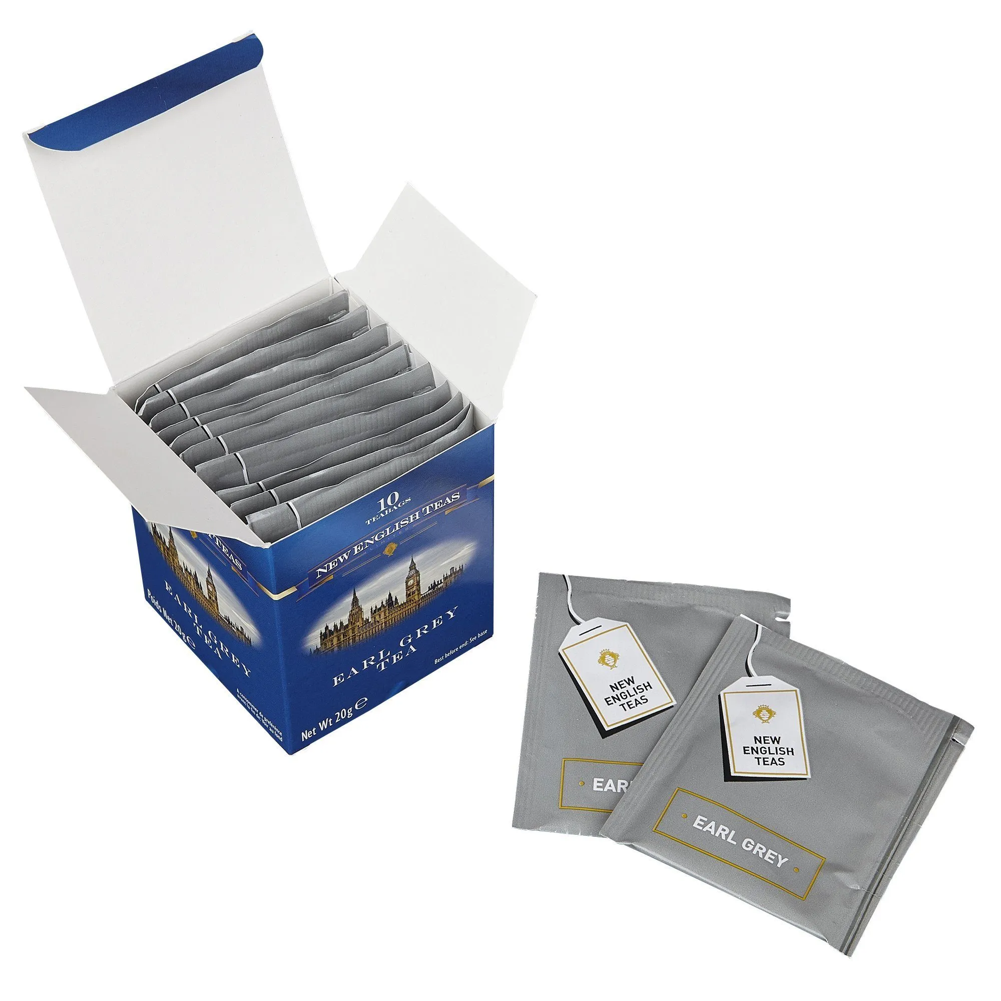 Classic Earl Grey Tea 10 Individually Wrapped Teabags