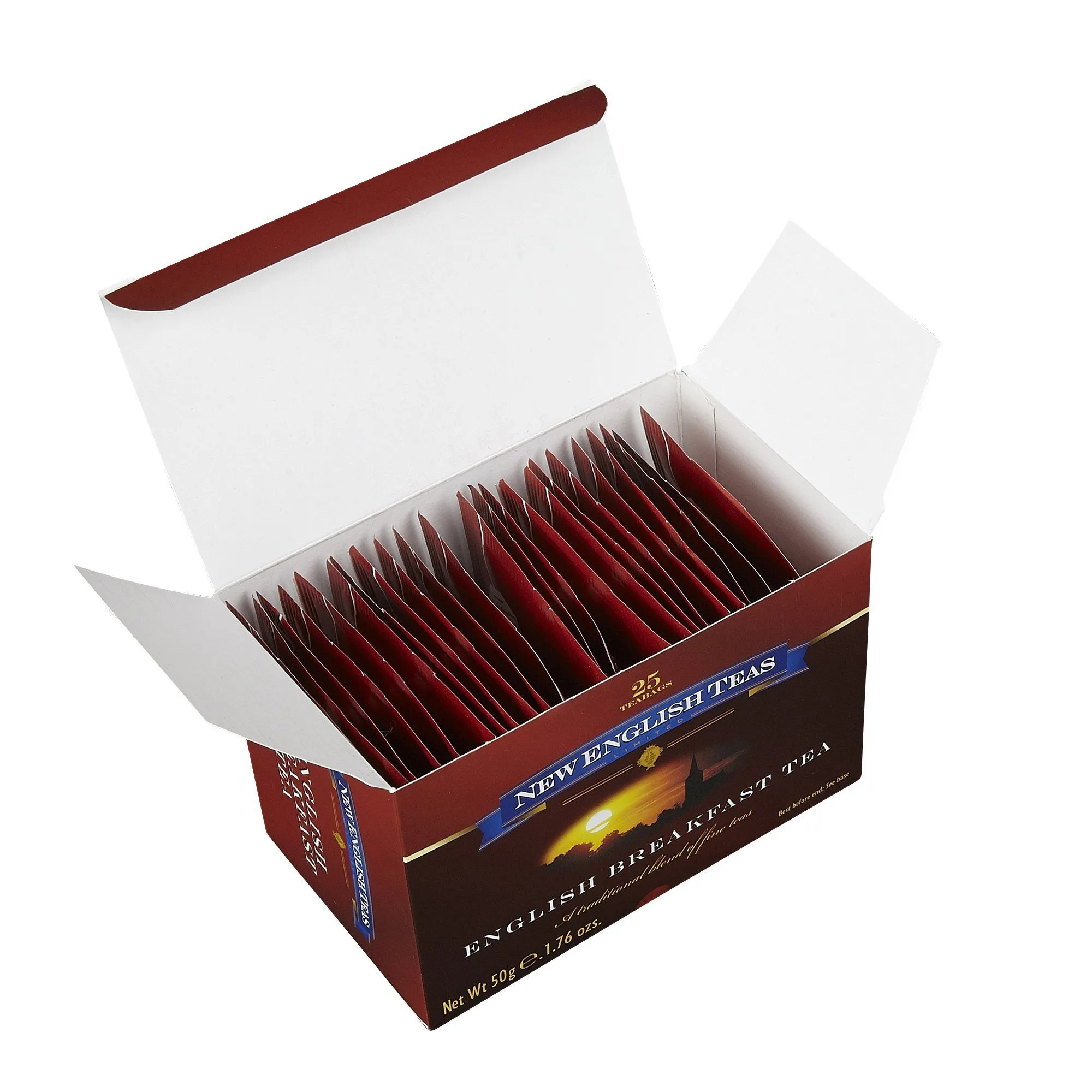 Classic English Breakfast Tea 25 Individually Wrapped Teabags