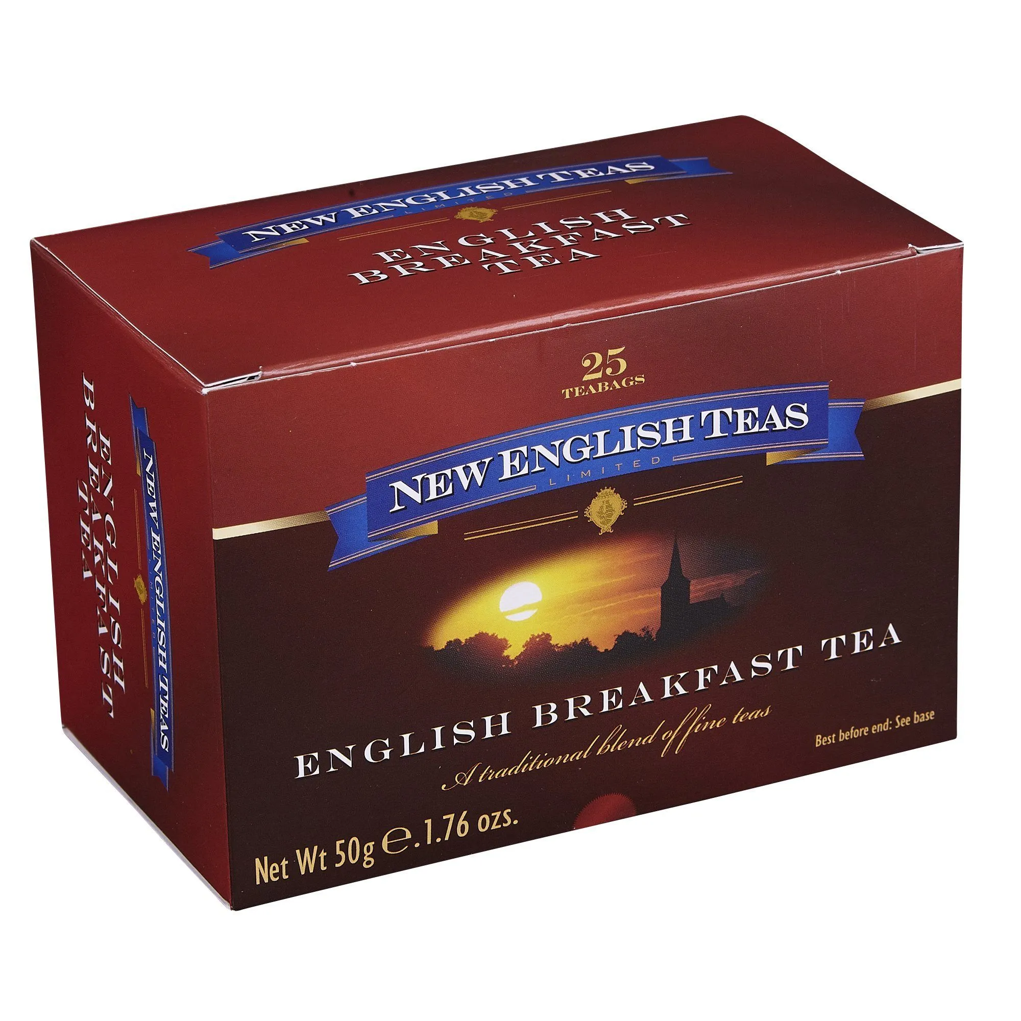 Classic English Breakfast Tea 25 Individually Wrapped Teabags