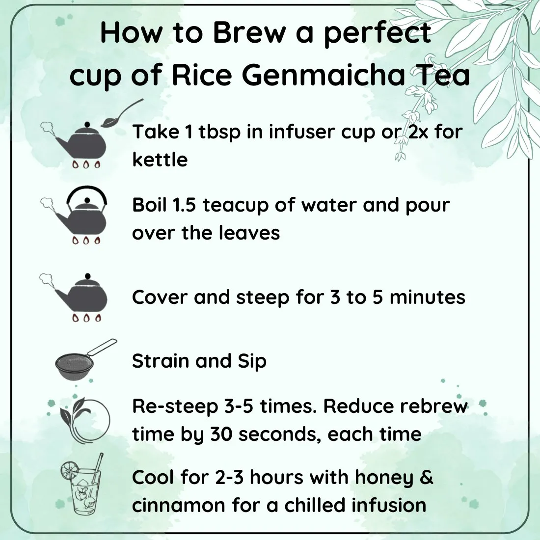 Detox China Rice Genmaicha Tea | Cleanses and Satisfies