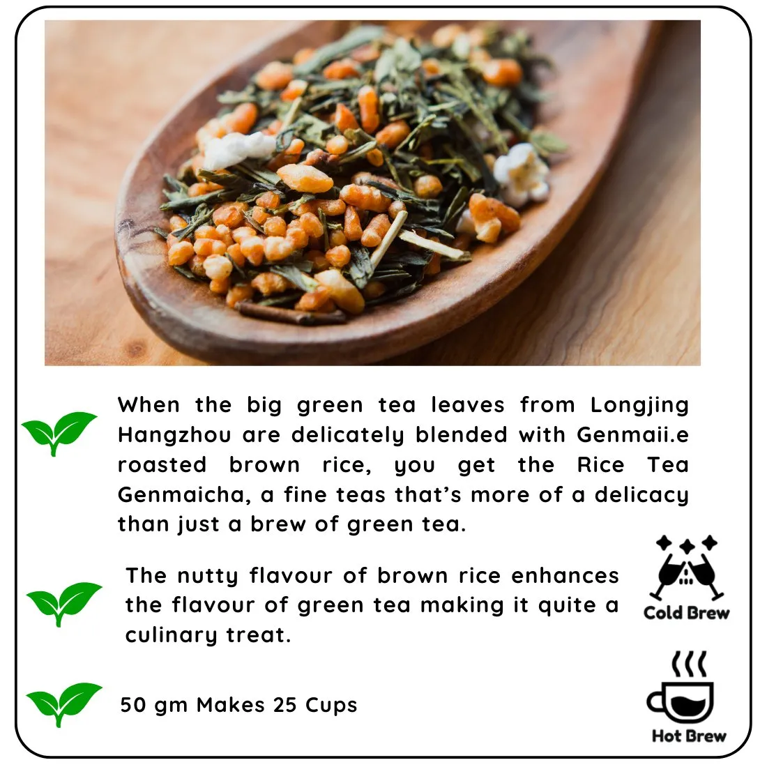 Detox China Rice Genmaicha Tea | Cleanses and Satisfies