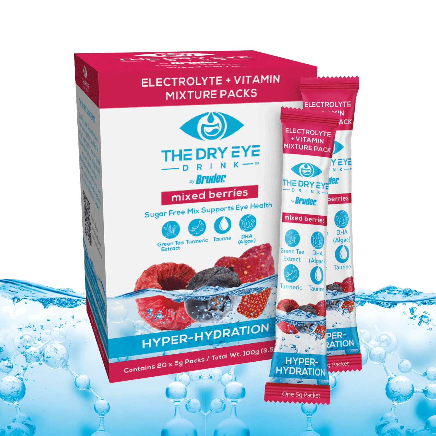 Dry Eye Drink - Mixed Berry Flavor