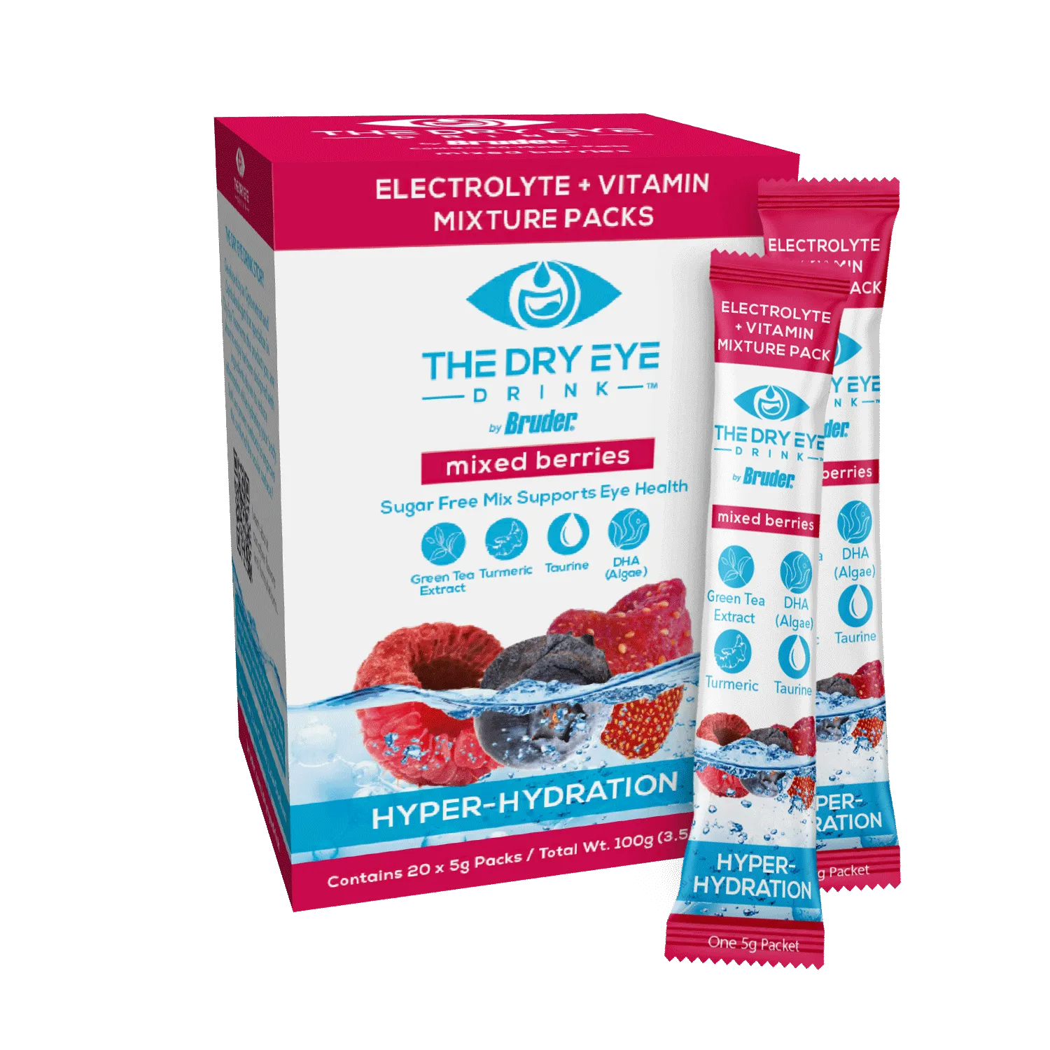 Dry Eye Drink - Mixed Berry Flavor