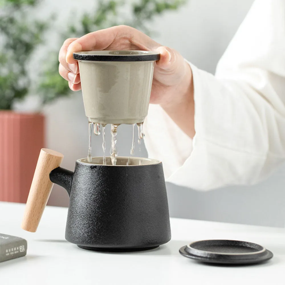 Elegant Creative Ceramic Tea Mug with Filter