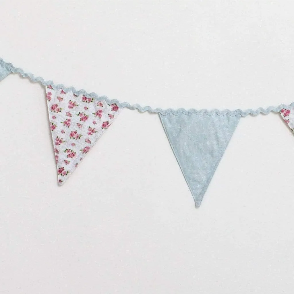 Fabric Floral Bunting (3m)