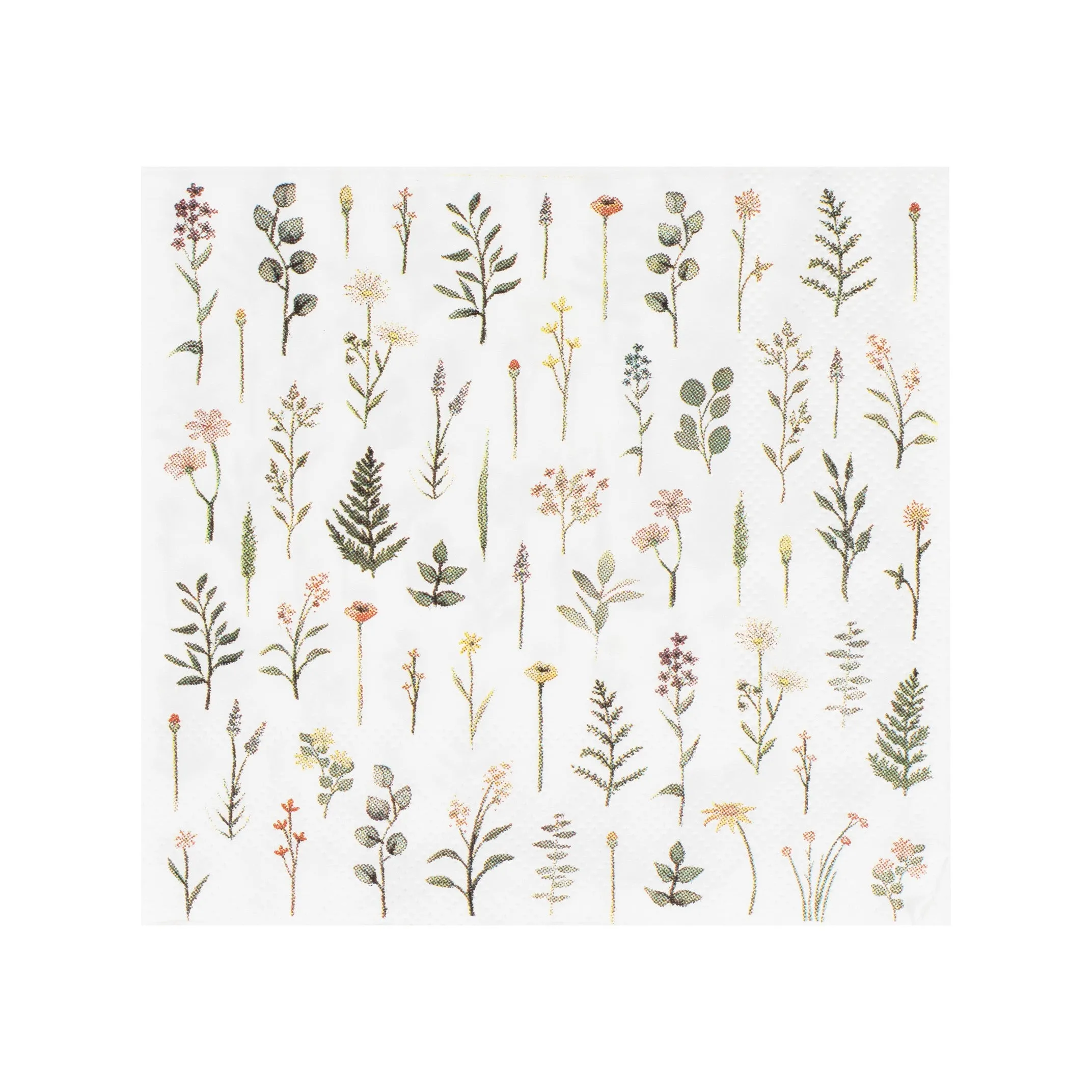 Ginger Ray Afternoon Tea Floral Napkins - 16 Pkt