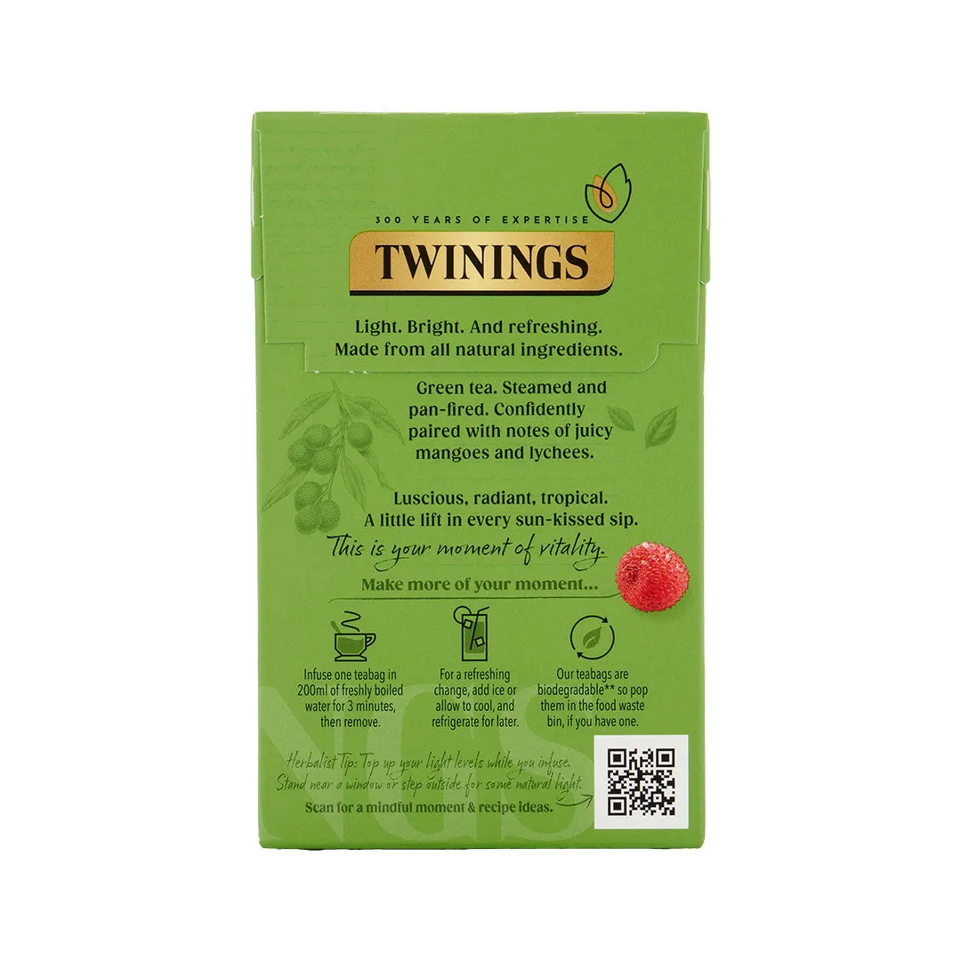 Green Tea, Mango & Lychee - 20 Tea Bags