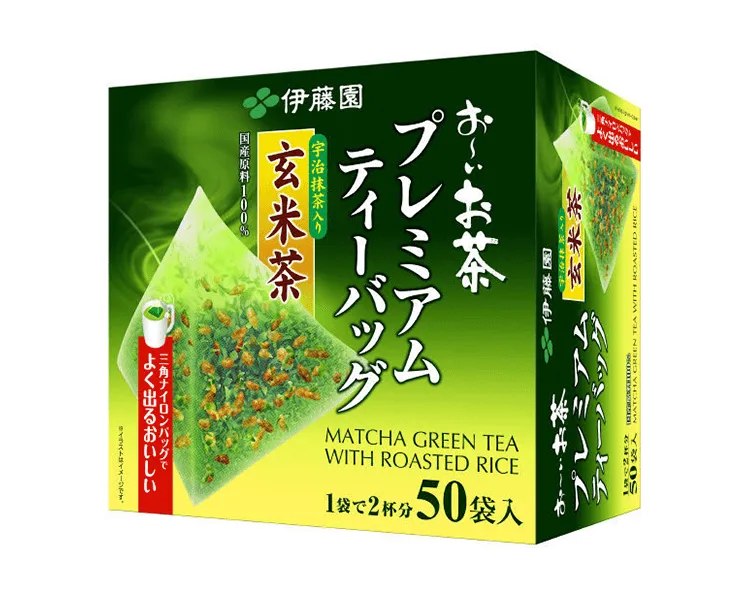 Itoen Premium Matcha With Brown Rice Tea Bags (50 Bags)