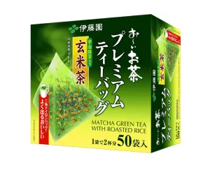 Itoen Premium Matcha With Brown Rice Tea Bags (50 Bags)