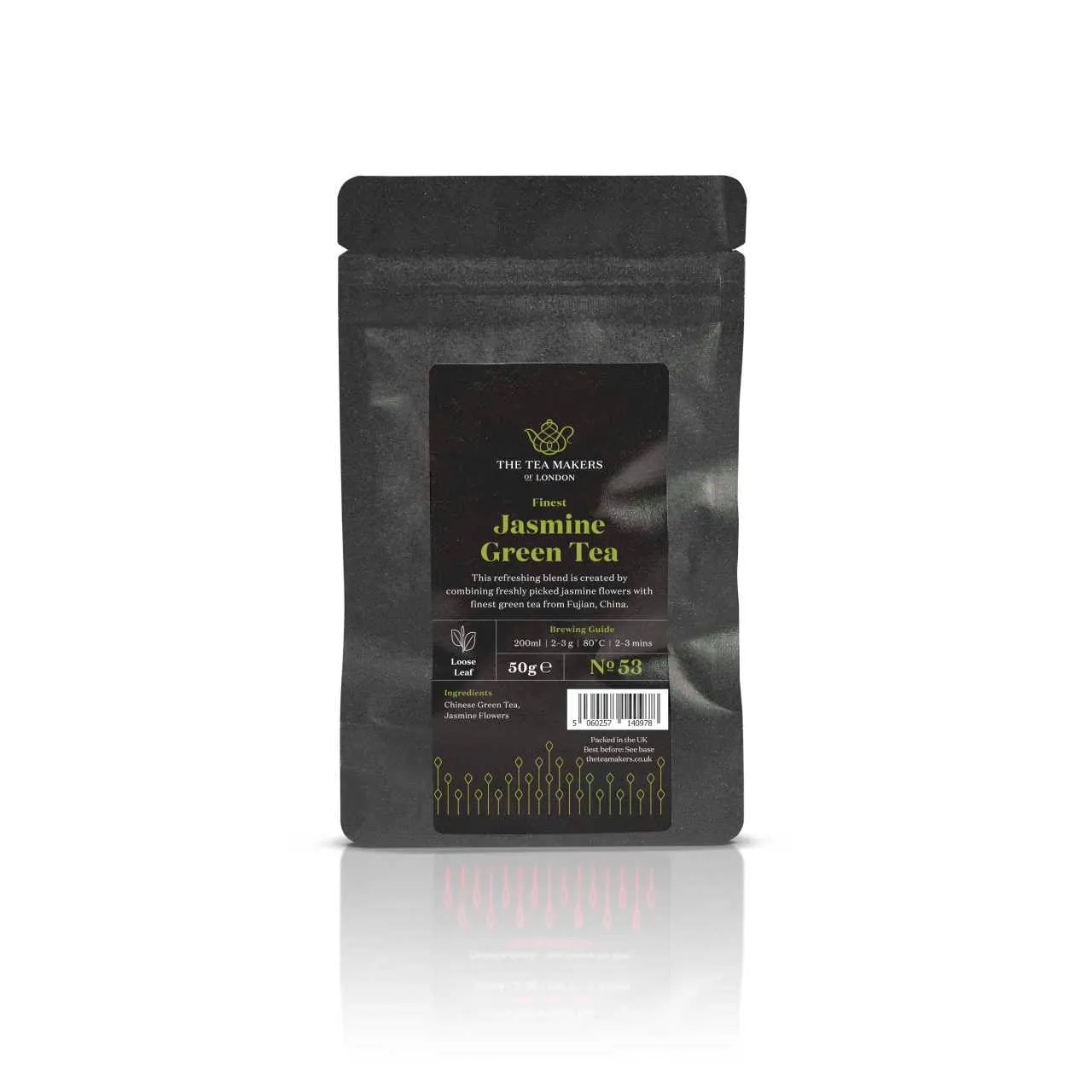 Natural Jasmine Green Tea - Loose Leaf Tea