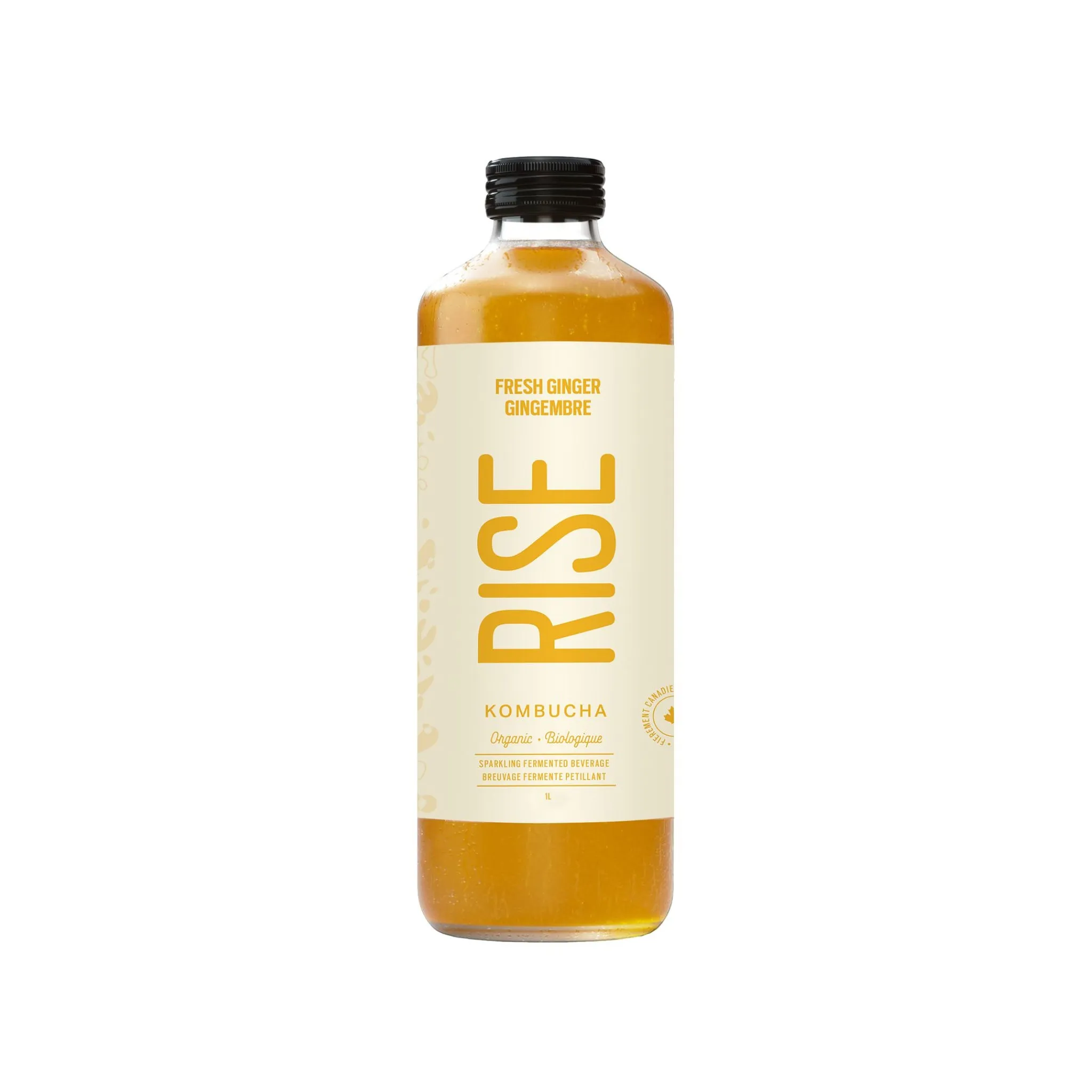 Organic 1L RISE Fresh Ginger Kombucha