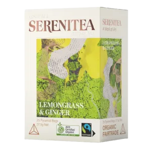 Serenitea Lemongrass & Ginger 25 Pyramid Tea Bags