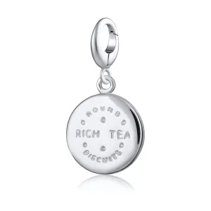 Silver Rich Tea Charm