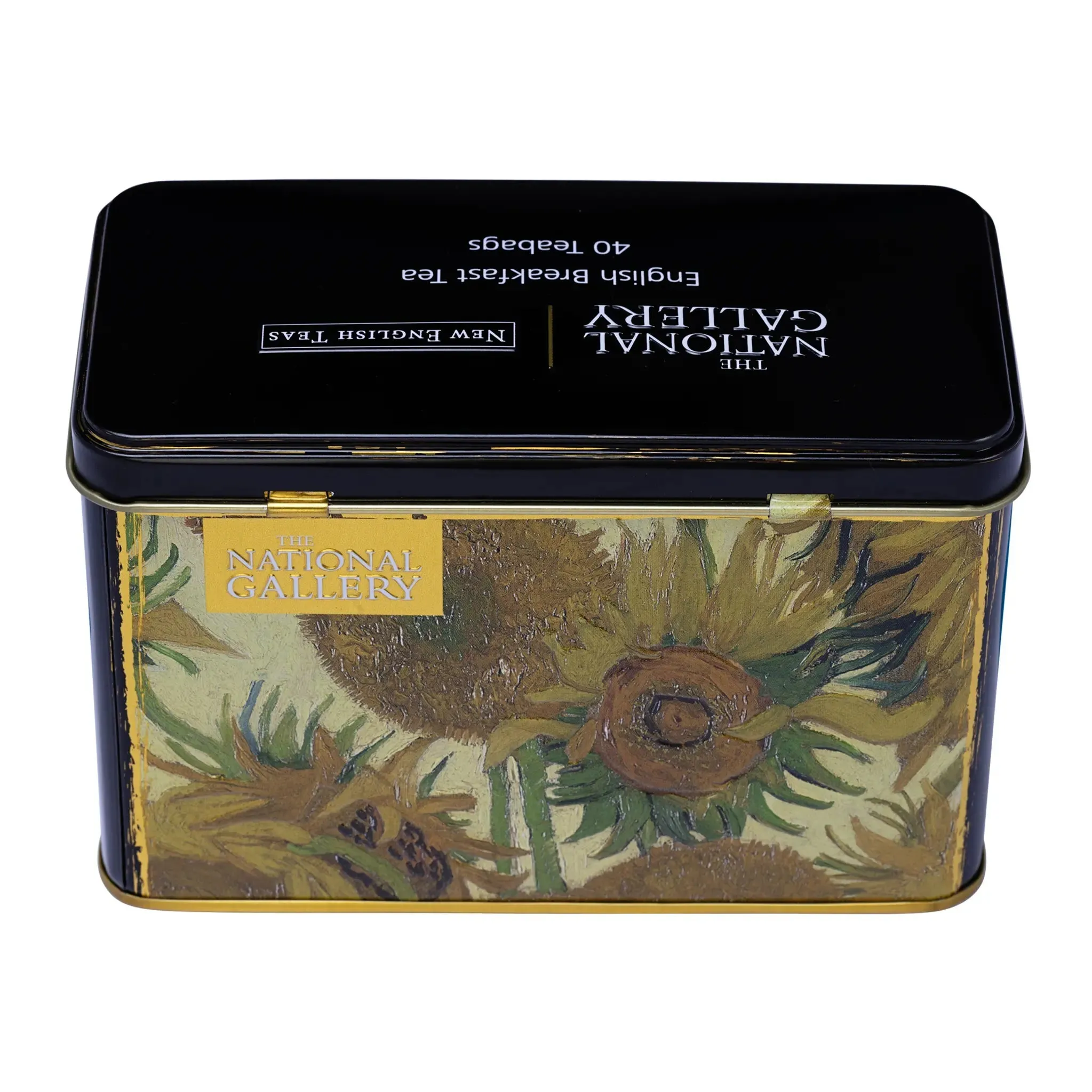 Sunflowers by Vincent Van Gogh - Classic Tea Tin - 40 English Breakfast Teabags