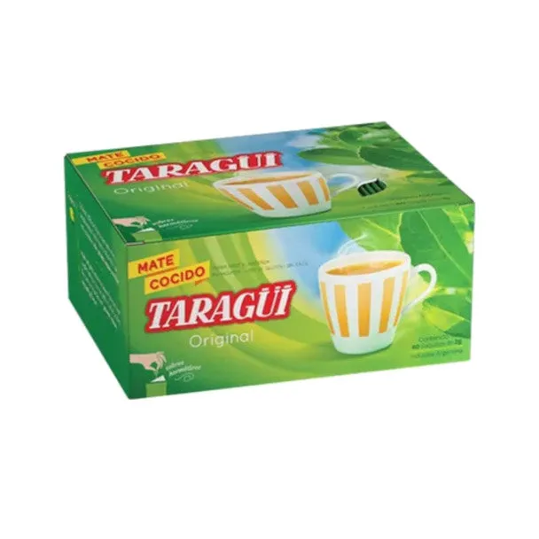 Taragüi Mate Cocido Ensobrado - Ready to Brew Yerba Mate Bags (box of 40 bags)