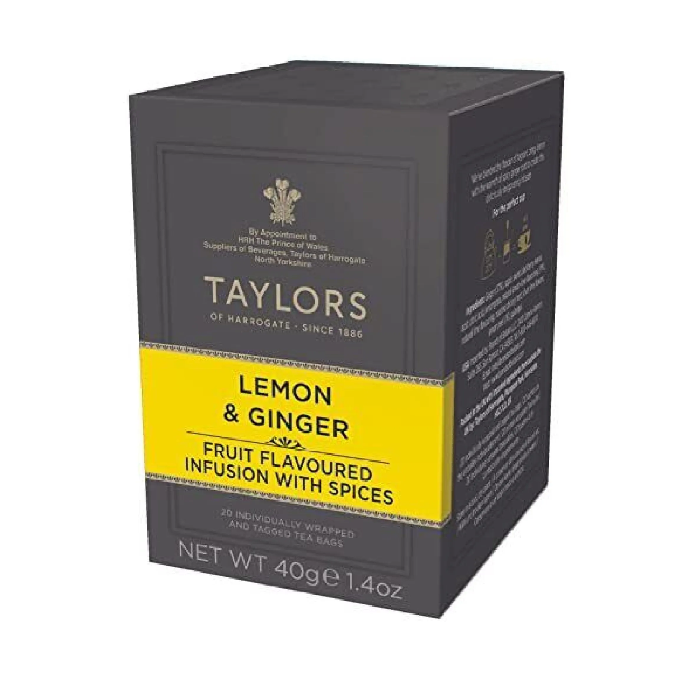 Taylors Lemon and Ginger Infusion