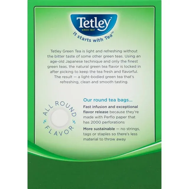 Tetley Natural Green Tea (5.08 oz)