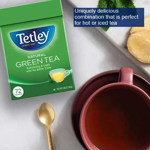 Tetley Natural Green Tea (5.08 oz)