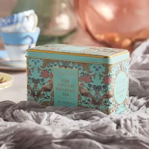 The Song Thrush Classic Tea Tin - Mint Green