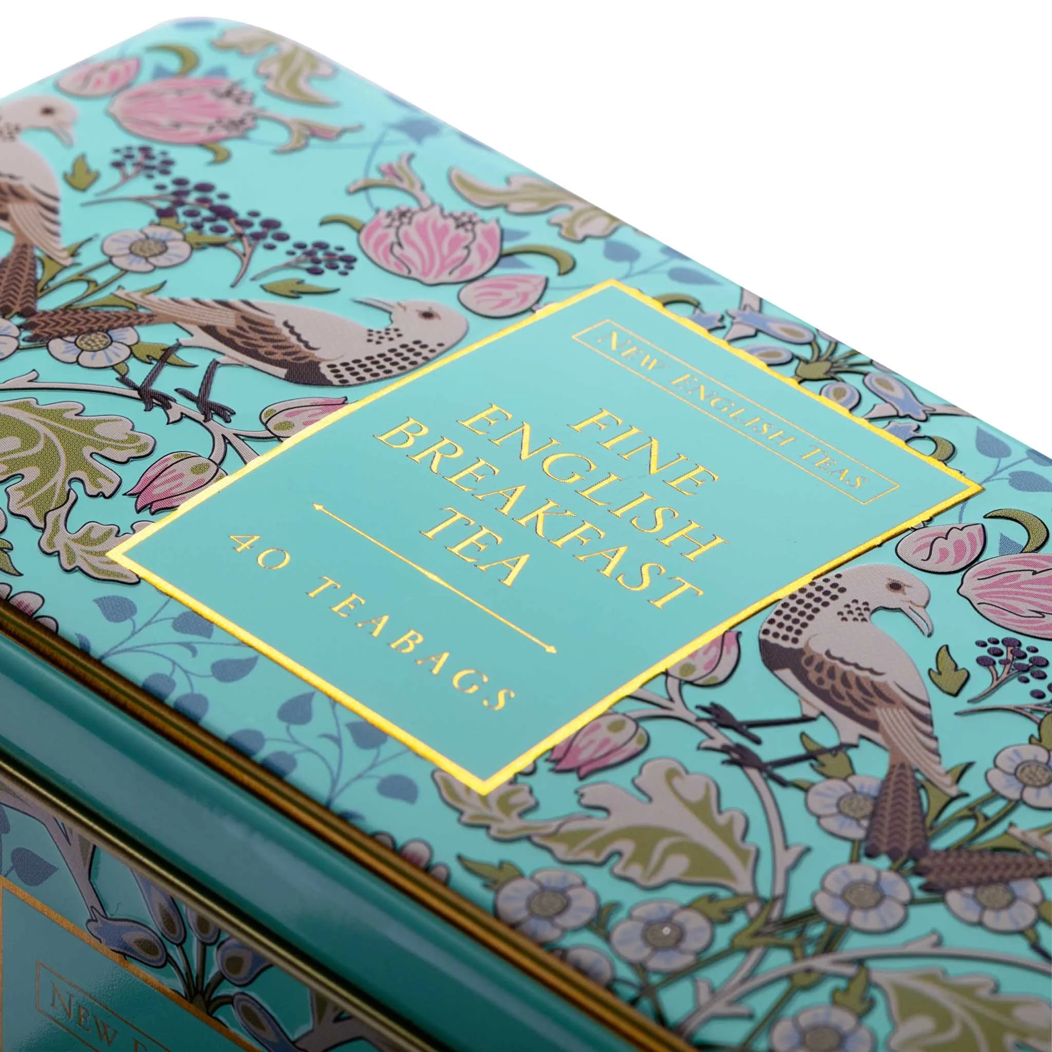 The Song Thrush Classic Tea Tin - Mint Green