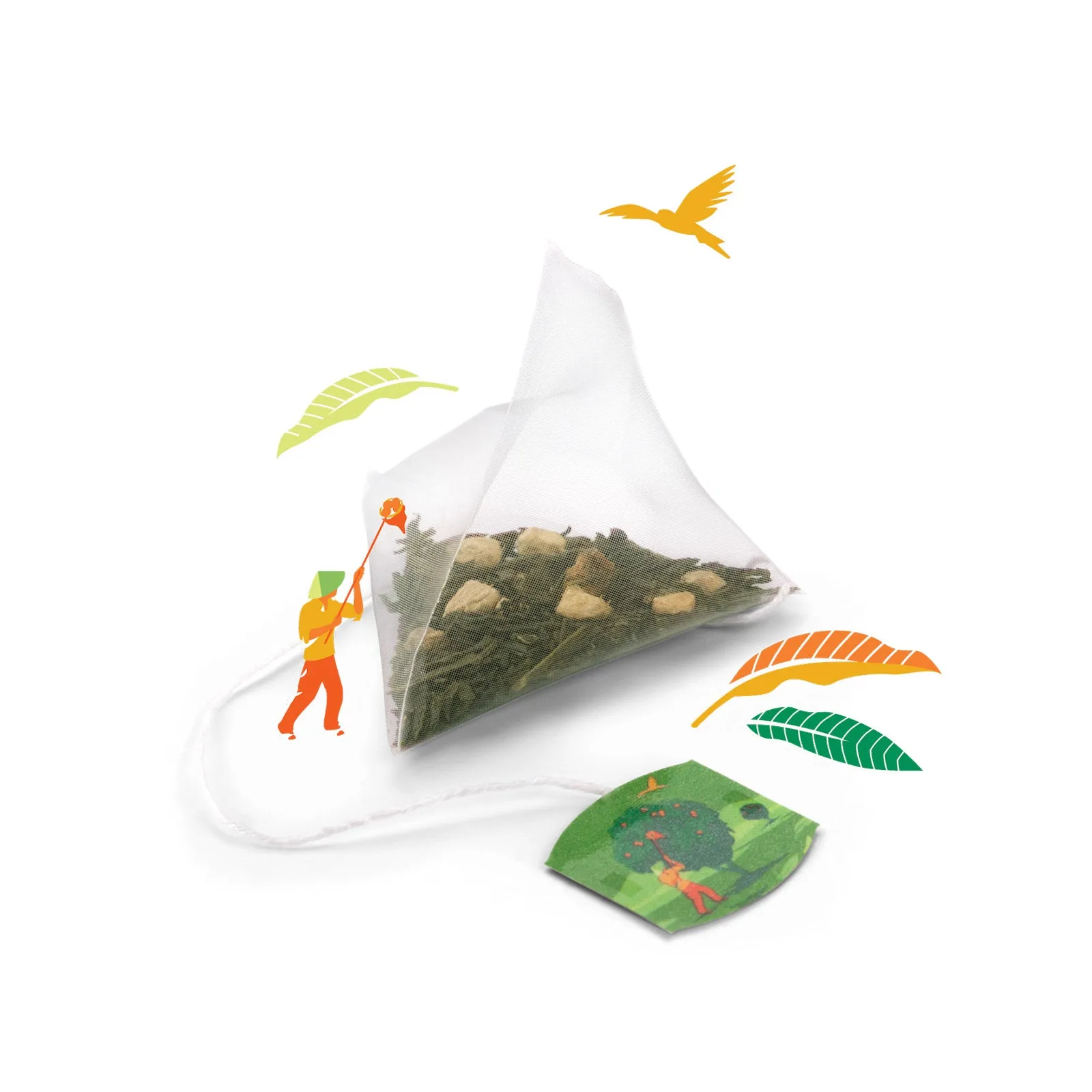 Twinings Discovery Mango & Ginger Green Tea - 15 Pyramid Bags