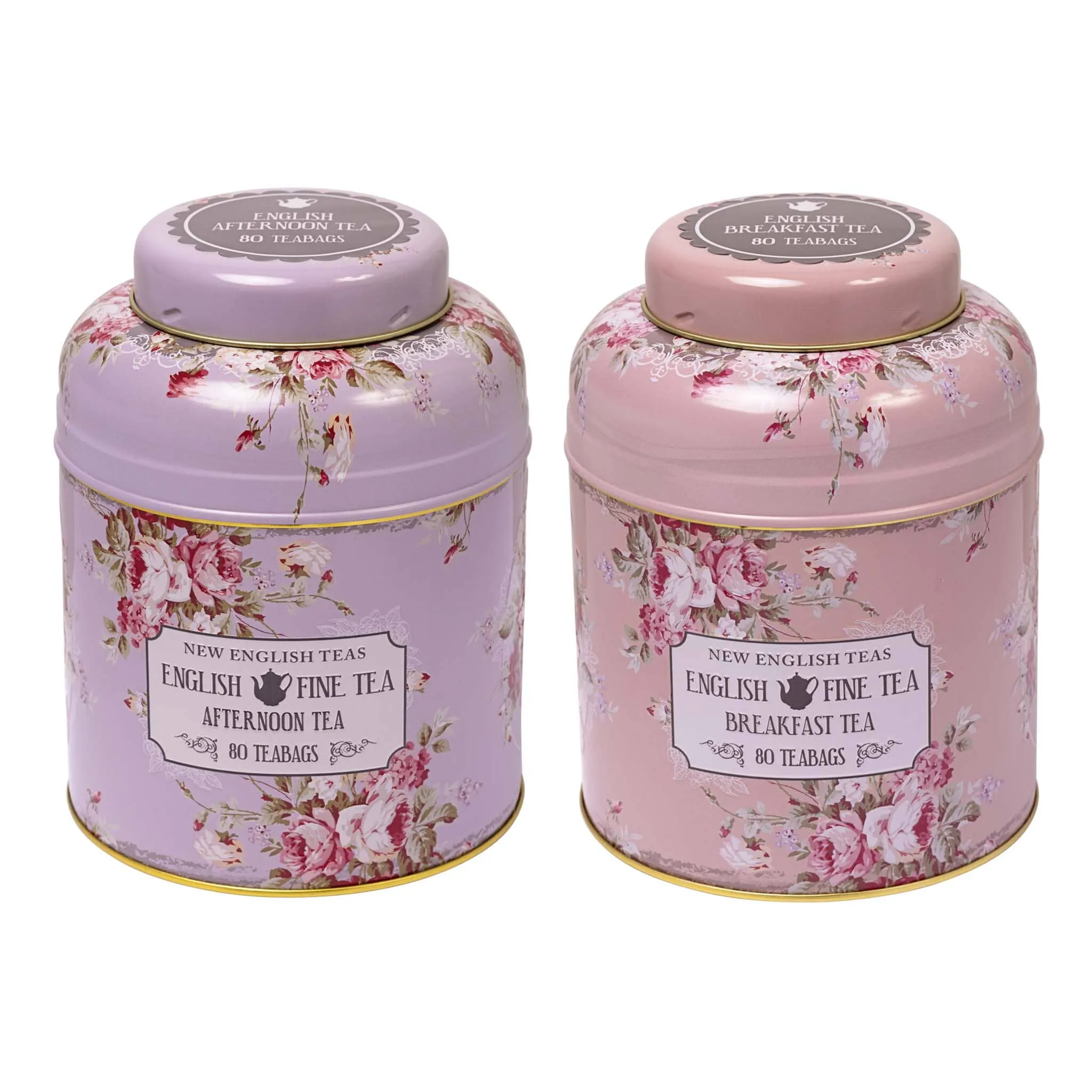 Vintage Floral Tea Caddy Bundle