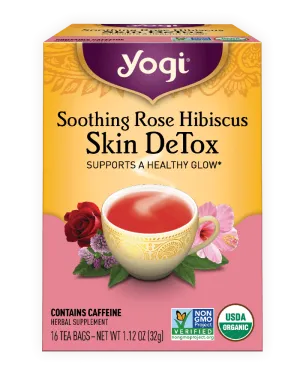 Yogi® Soothing Rose Hibiscus Skin DeTox Tea